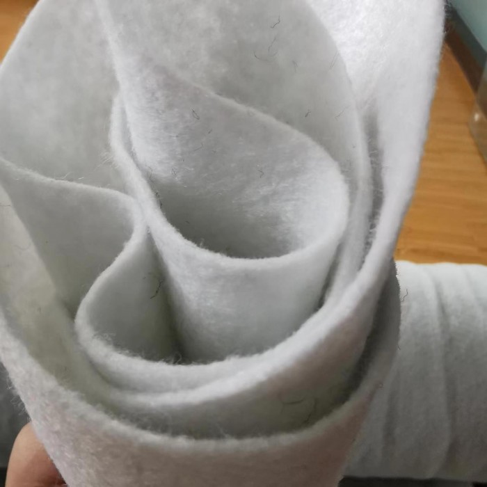 河北过滤保护150g白色土工布价格低廉图3