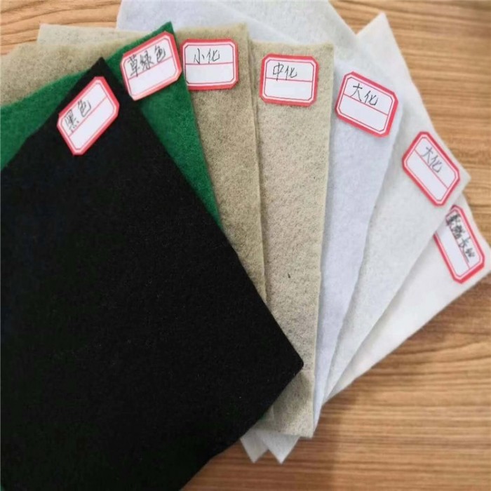 鹤壁路基加固黑色土工布200g土工布图4