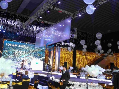 全息3D舞台纱幕 婚礼餐厅双面成像投影纱幕 空中悬浮成像网纱