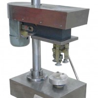 DZG型三刀旋轧盖机,实验室台式电动压盖机厂家价格