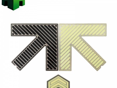 福州地铁屏蔽门蓄光自发光大箭头，上下车指示，不锈钢大箭头图3