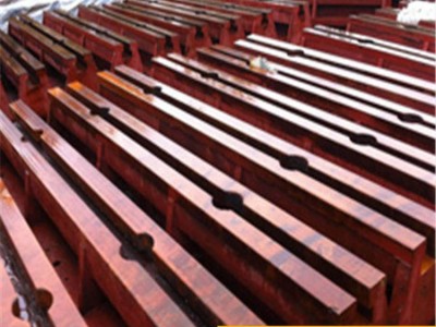 福建T型槽地轨配地脚螺栓 铸铁地轨铁水浇筑成型