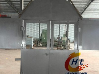 防火栅栏门尺寸重量 煤矿井下防水门图2