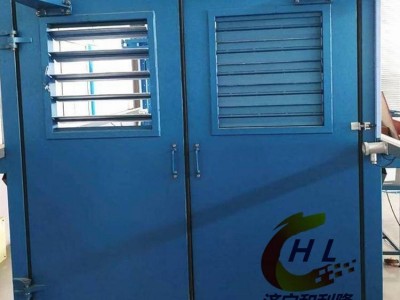 矿用动无压门 全自动、动控制百叶式调节窗生产图1