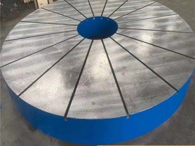 四米机床工作台异型报价 机床平台手工研磨工艺图1