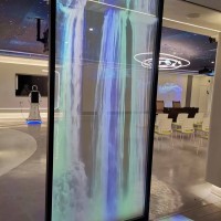 深圳全息投影膜 正背投投影膜 裸眼3D立体成像膜 橱窗广告膜