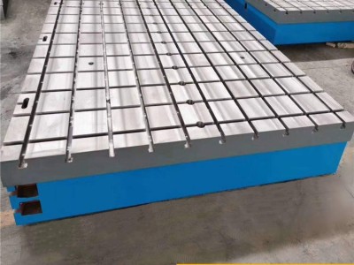 河北泊头大型铸铁平台带槽?铸铁平台配支架询价优惠图1