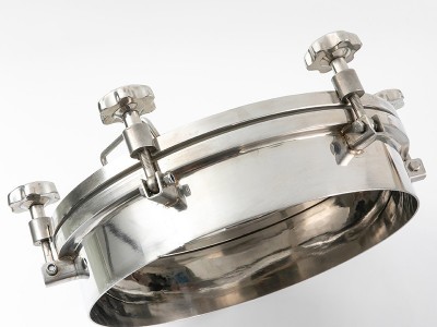 昊宇不锈钢卫生级压力人孔图4