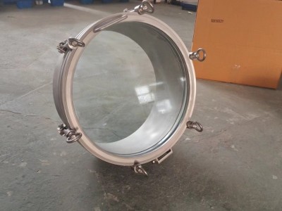 昊宇不锈钢卫生级全视镜人孔图4