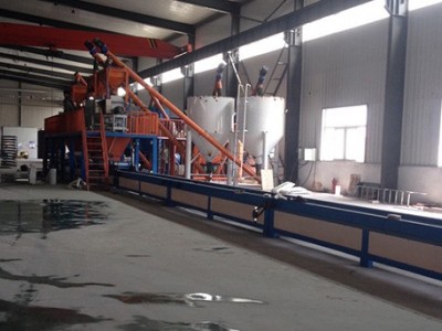 免拆复合保温板设备，一体免拆复合保温板生产线定制加工图3