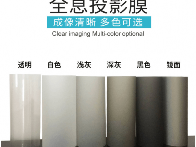 全息膜深圳厂家批发 互动展览橱窗展示 正背投全息膜图1