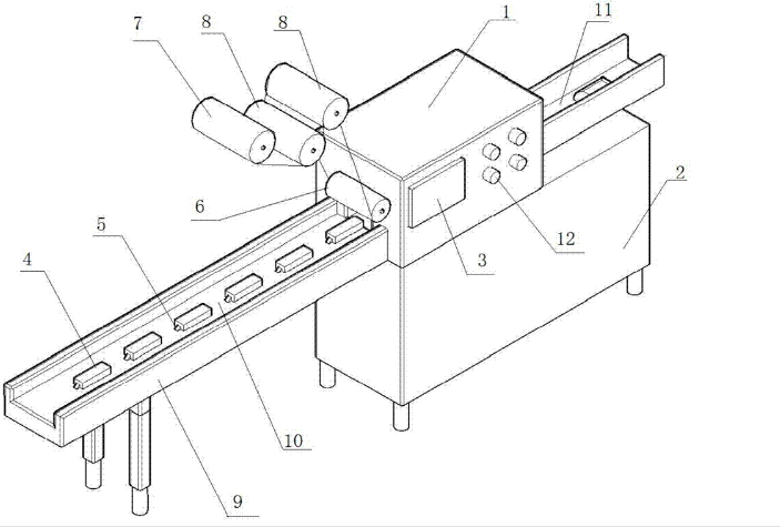 间歇式全自动包装机计重供给的无触点检控装置
