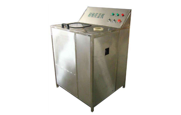 刷桶拔盖机的结构特征