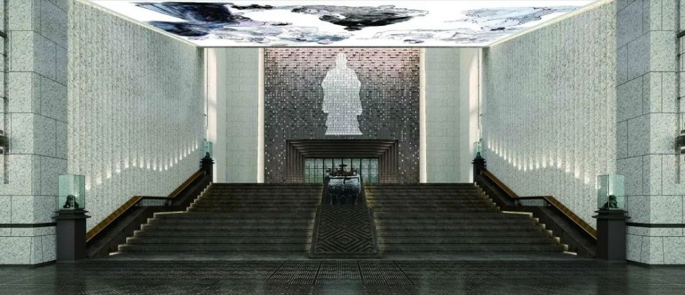 宝山研究院大殿孟子雕塑 儒家建筑人物雕塑案例赏析