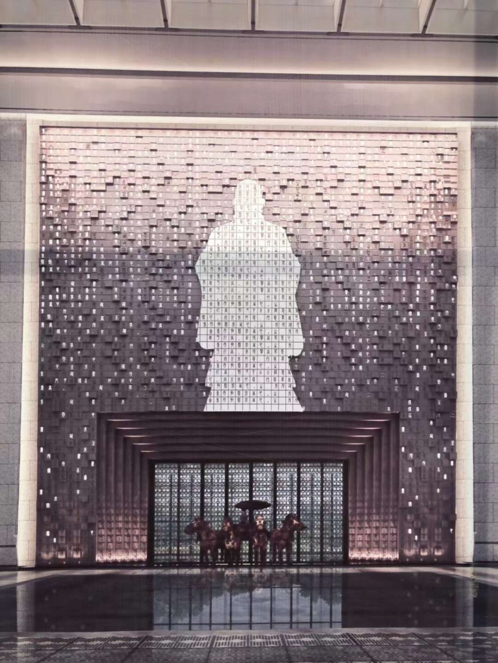 宝山研究院大殿孟子雕塑 儒家建筑人物雕塑案例赏析