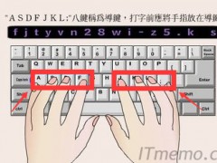 打字的时候手应该怎么放 电脑正确的打字指法图