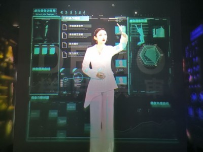 全息投影设备 多媒体玻璃橱窗广告投影全息膜玻璃贴膜图2