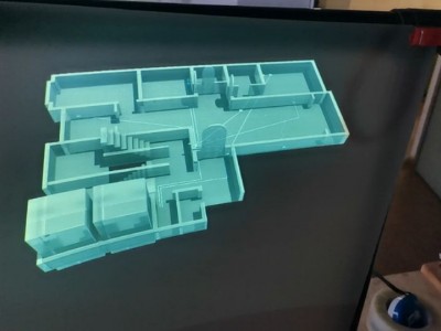 全息投影膜 投影仪互动触摸膜 橱窗广告背投玻璃投影设备图2