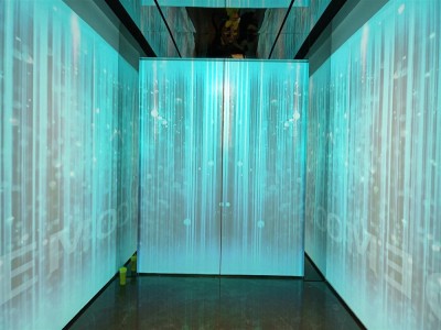 投影膜裸眼3d全息投影 玻璃贴膜橱窗广告展示全息投影设备橱窗广告膜图2