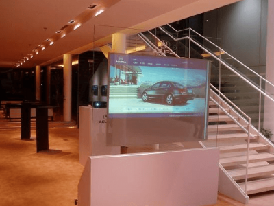 投影膜裸眼3d全息投影 玻璃贴膜橱窗广告展示全息投影设备橱窗广告膜图3