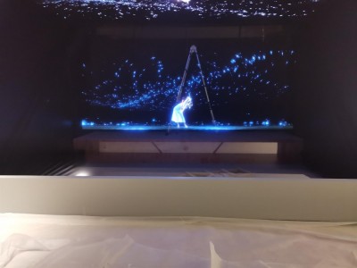 全息幻影成像 全息投影膜 45度3D立体成像 舞台表演全息膜直供图1