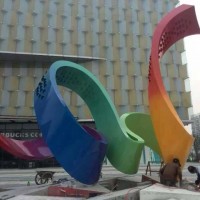 常州万达龙之梦广场雕塑 不锈钢龙之舞雕塑 抽象雕塑定制