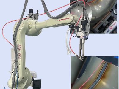 东莞3000W不锈钢圆管弯管激光焊接设备