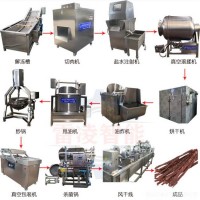 内蒙古牛肉干加工全套设备 干牛肉生产流水线设备  ​