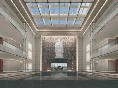 山东博物馆孟子雕像 铸铝门头雕塑加工厂图1