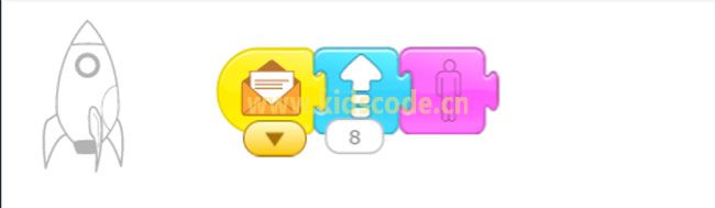 scratchjr图文教程：第四章游戏-火箭发射升空