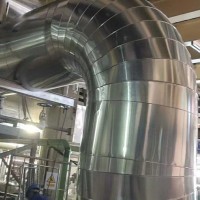 锅炉换热站铁皮保温施工队 岩棉白铁皮保温工程承包