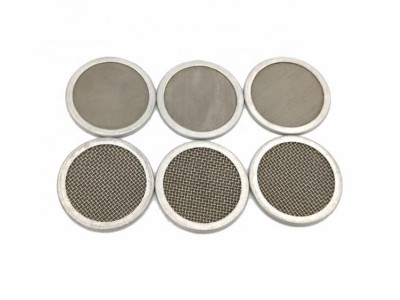 不锈钢过滤网片 304丝网无缝包边过滤片 圆形方形过滤垫片