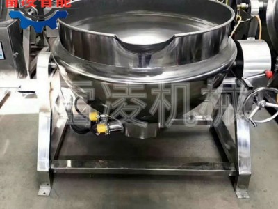 卤味卤煮夹层锅 自动搅拌夹层锅 八宝粥熬煮设备