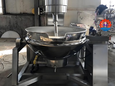 商用牛羊肉熬制卤煮锅番茄酱炒锅 燃行星搅拌夹层锅厂家