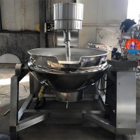 商用牛羊肉熬制卤煮锅番茄酱炒锅 燃行星搅拌夹层锅厂家