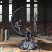 浙江校园教书育人雕塑 紫铜定制