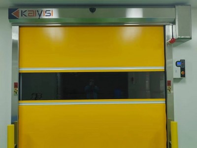 安徽工业提升门、快速卷帘门、快速堆积门图1