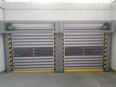 供应铝制抗杆快速卷帘门保温隔音快速门、厂家支持定制