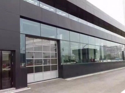 4S店大门-透明提升门-凯亿斯门业