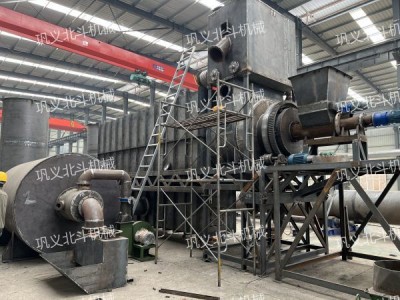 降低环境污染险污泥炭化炉炭品成型快