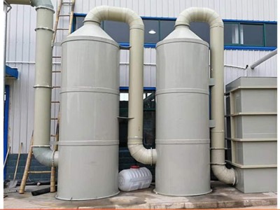 工业酸碱废理设备洗涤塔 除臭除味 定制不锈钢旋塔图4