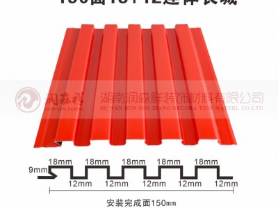 招牌用长城板波浪板/幕墙门头长城板波纹板/背景墙长城板波浪板图6