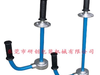 手工缠绕膜拉膜器 惠州钢带缠绕机 立式环形裹膜机 转盘缠绕机图1