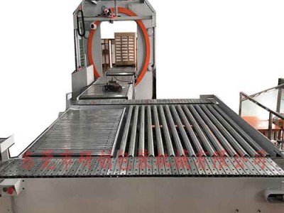 板材管材水平缠绕机 珠海转盘式裹包机 裹包机工作方式 水平缠