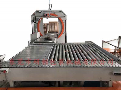 分离式钢带打包机 广东钢卷裹膜机 钢丝缠绕机 自动围膜机托盘图3