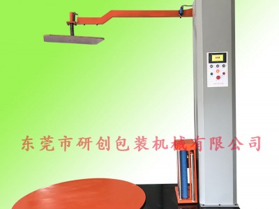 阻拉式围膜机 江门水平缠膜机 卧式钢带缠绕机 自动围膜机老烧图3