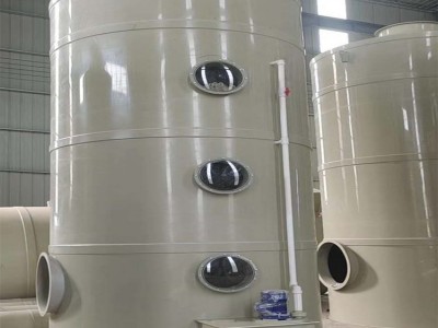 废治理设备 玻璃钢喷淋塔 除臭效率高图3