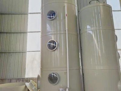 废治理设备 玻璃钢喷淋塔 除臭效率高图2