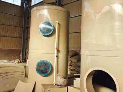 定制pp喷淋塔 酸雾净化塔 包设计安装施工验收图3