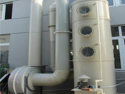 定制pp喷淋塔 酸雾净化塔 包设计安装施工验收图2